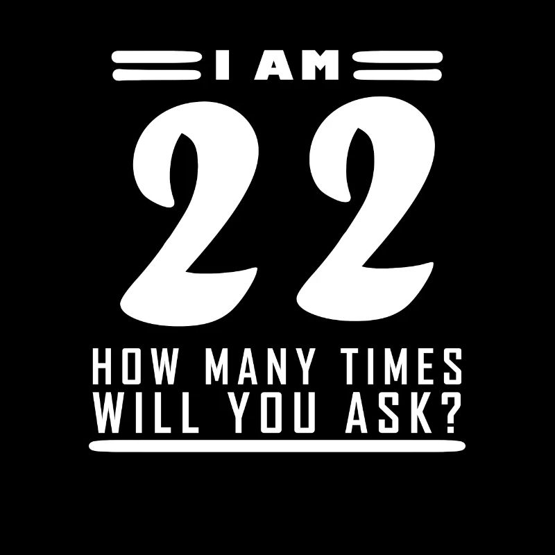 J’ai 22 ans – 22e anniversaire cadeau