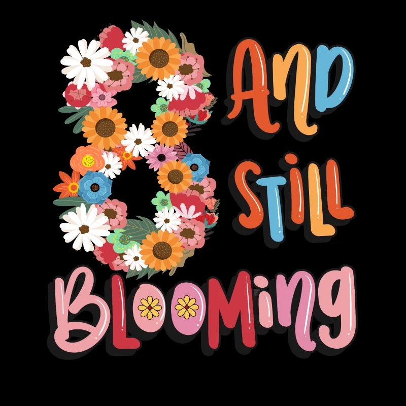 8 Et encore des filles fleuries 8.