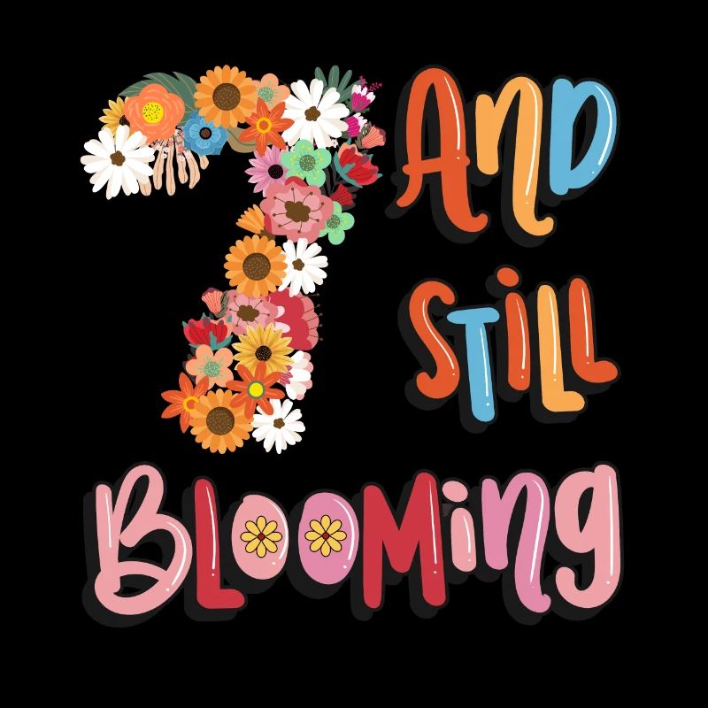 7 Und Immer Noch Blühende Mädchen Blumige 7.