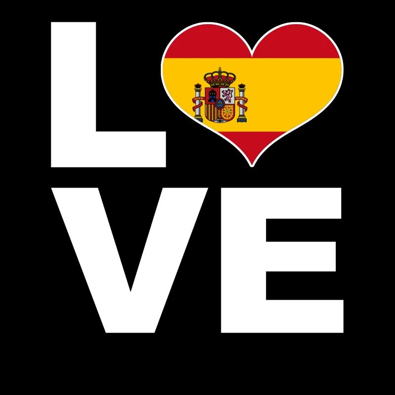 J’aime l’Espagne drapeau du cœur Espagne
