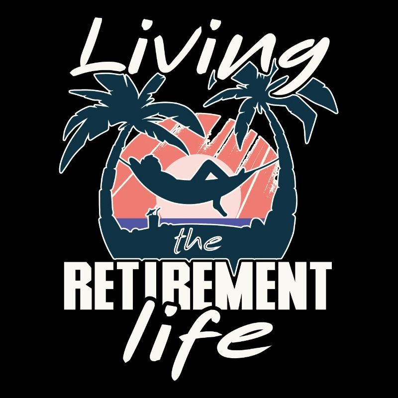Vivre la vie de retraité, retraité dans un hamac