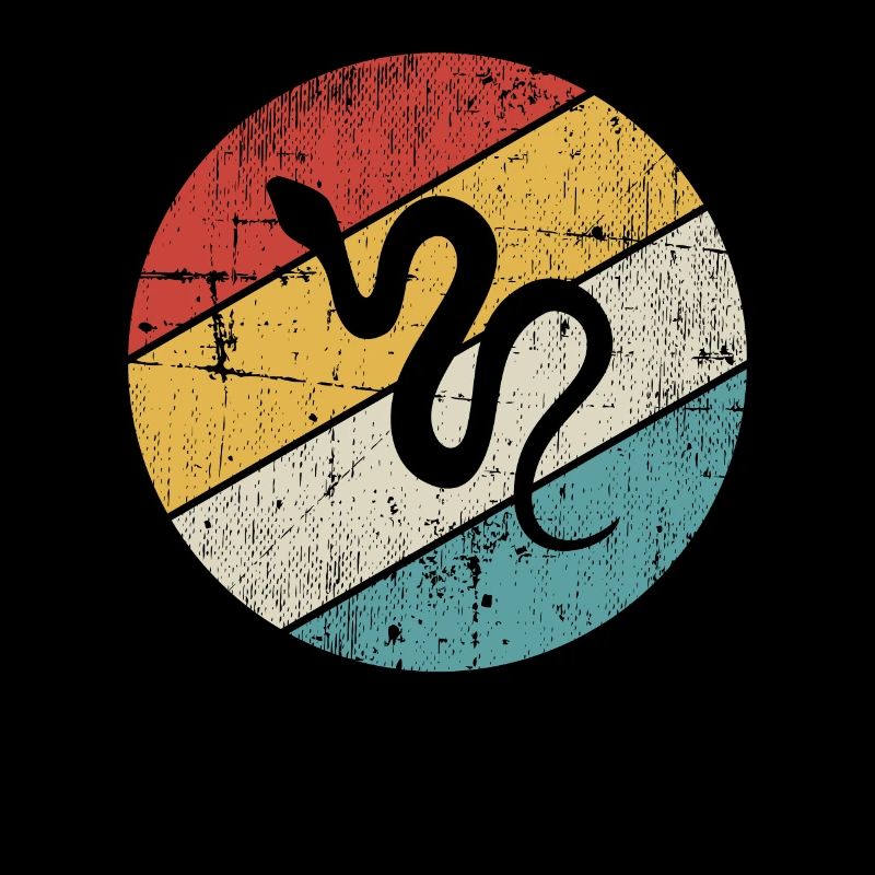 Snake Retro Reptile Python Gift idea