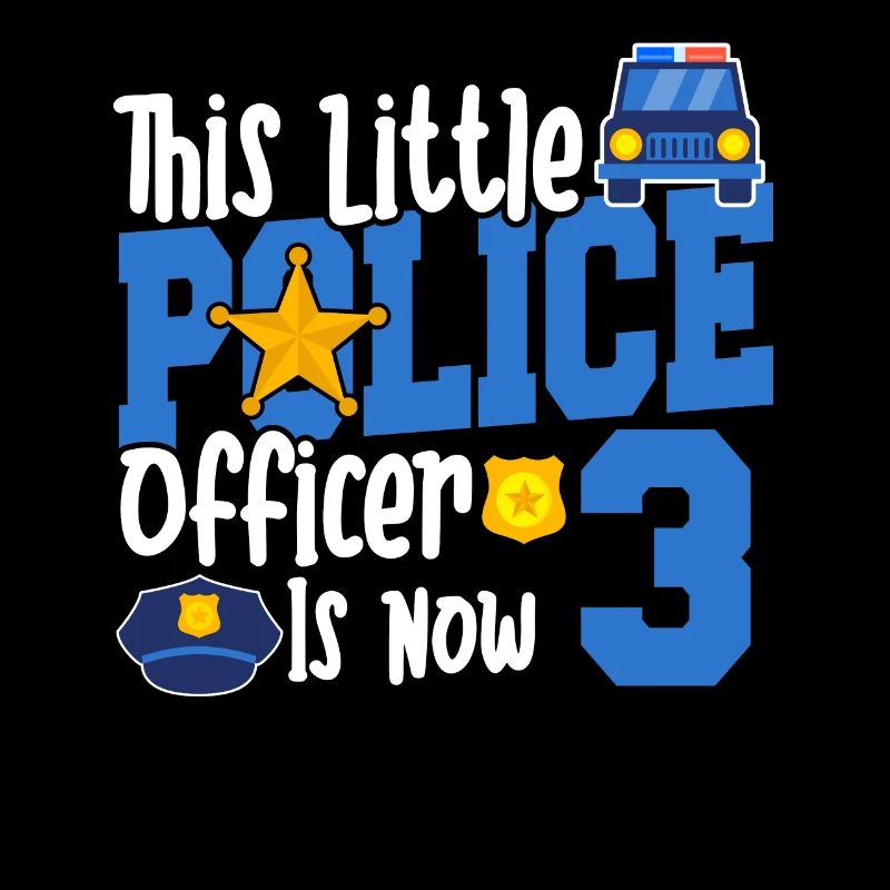 This little policeman is now 3 years old, 3.
