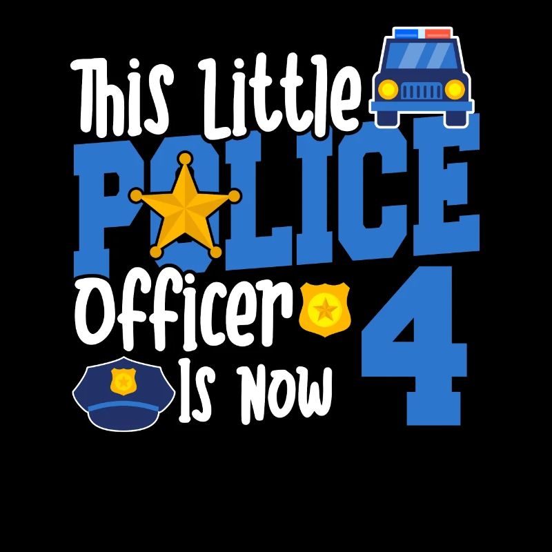 This little cop is now 4 years old, 4