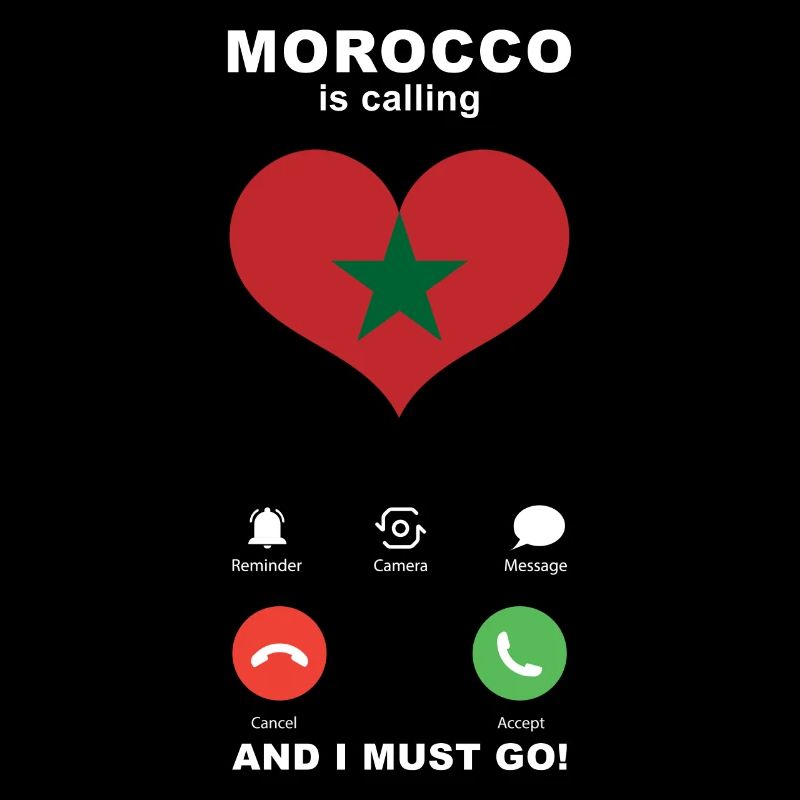 Morocco is calling Morocco Heart Souvenir