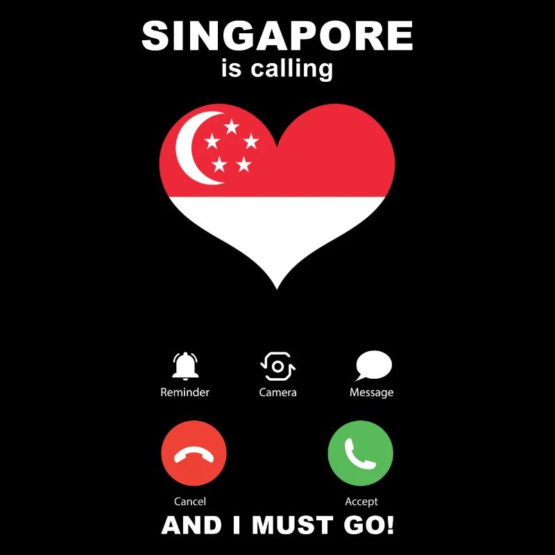 Singapur is calling Singapur Herz Souvenir