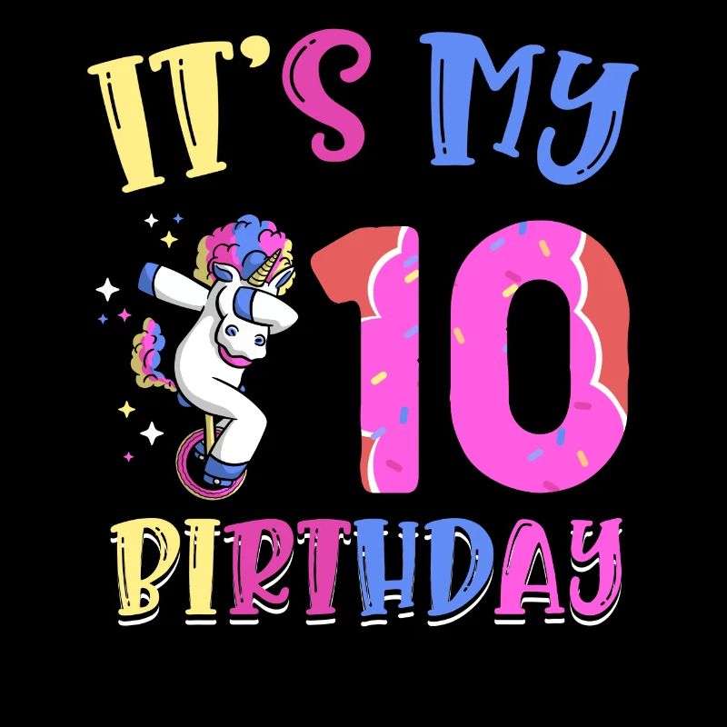 C’est mon 10e anniversaire Dabbing Unicorn Pony