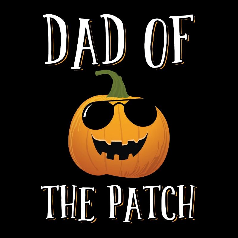 Papa Le Patch Drôle Halloween Papa Citrouille