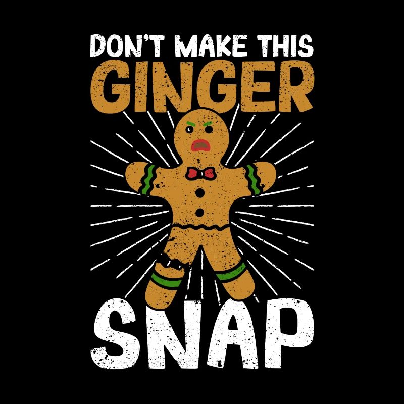 Mach nicht diesen Lebkuchenmann-Plätzchen-Ginga