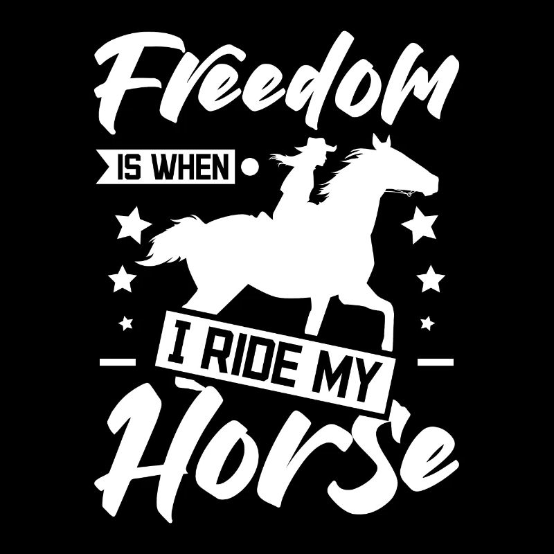 La liberté, c’est quand je monte à cheval