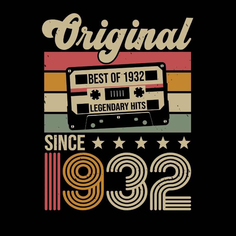Vintage Geburtstag Original Geschenkidee 1932