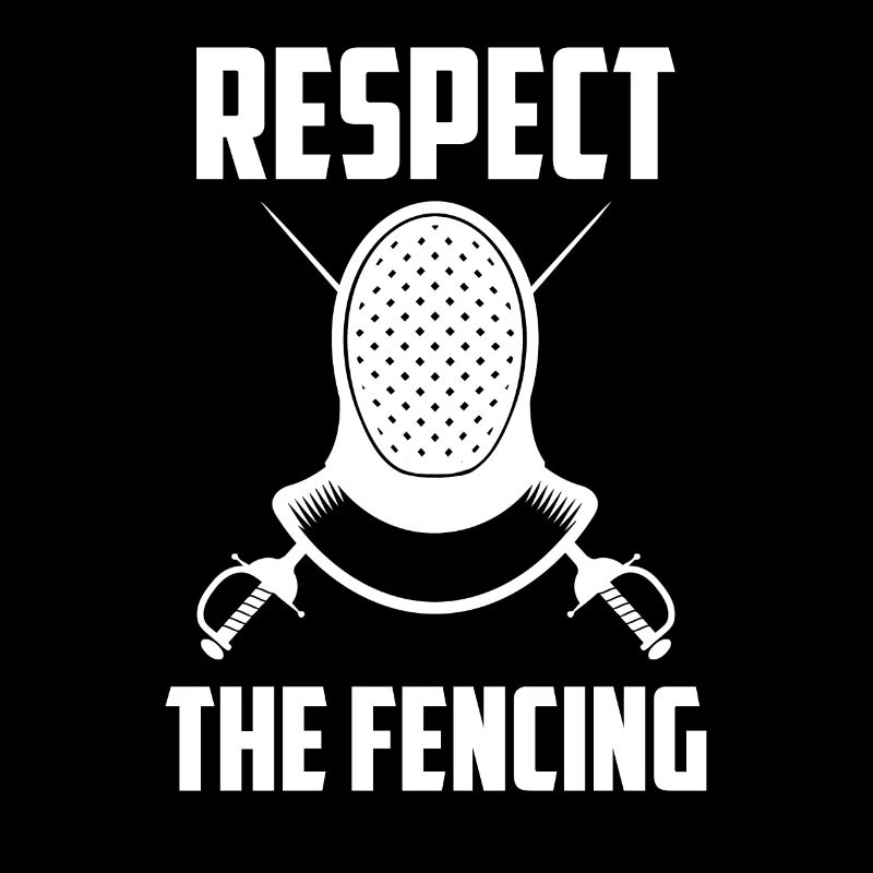 Respectez l’escrimeur Drôle Epee Combat Pun