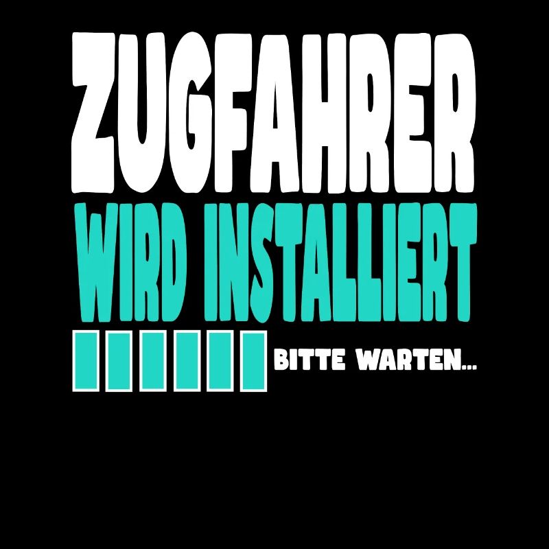 Zugfahrer wird installiert