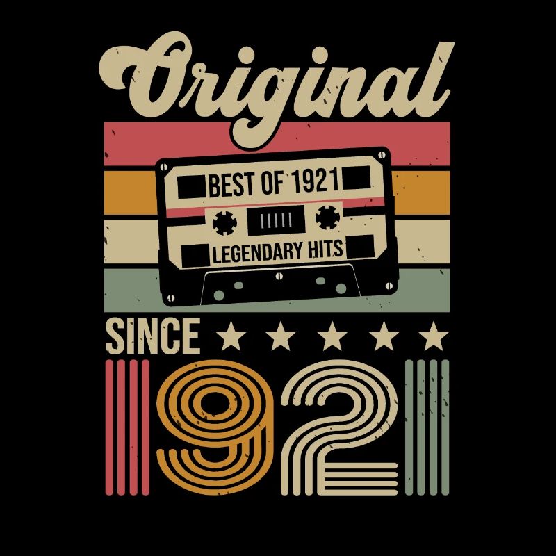 Vintage Geburtstag Originelle Geschenkidee 1921