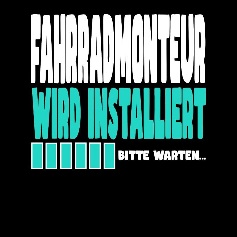 Fahrradmonteur wird installiert