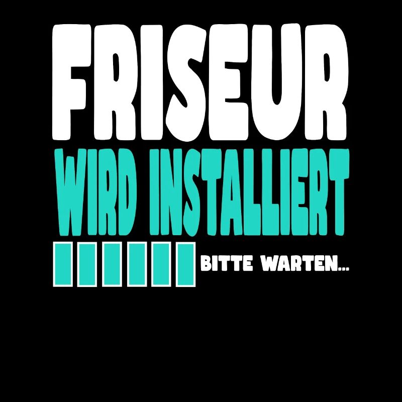 Friseur wird installiert