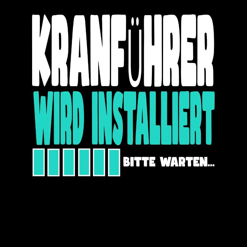 Kranführer wird installiert