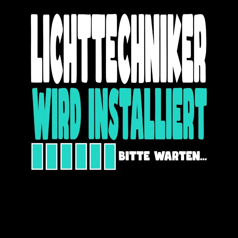 Lichttechniker wird installiert