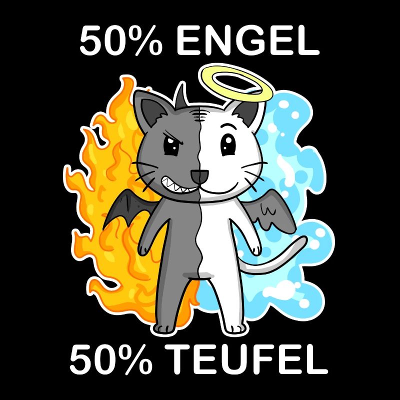 Katze Katzenrasse Devon Rex - Engel und Teufel