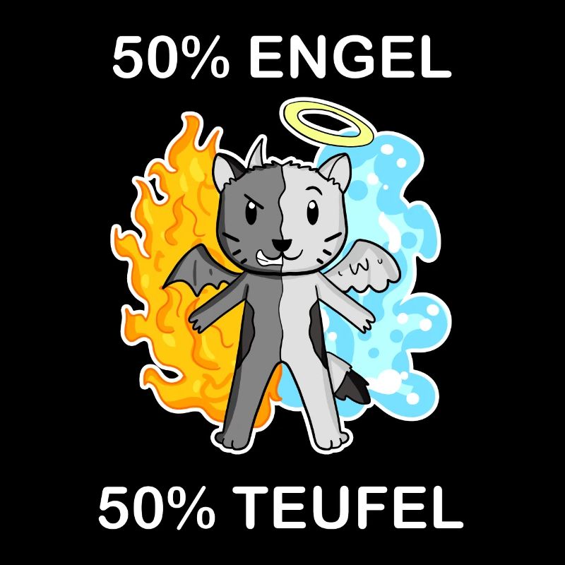 Katze Katzenrasse Devon Rex - Engel und Teufel