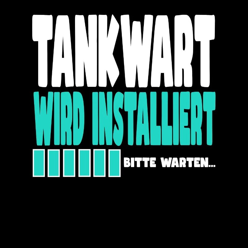 Tankwart wird installiert