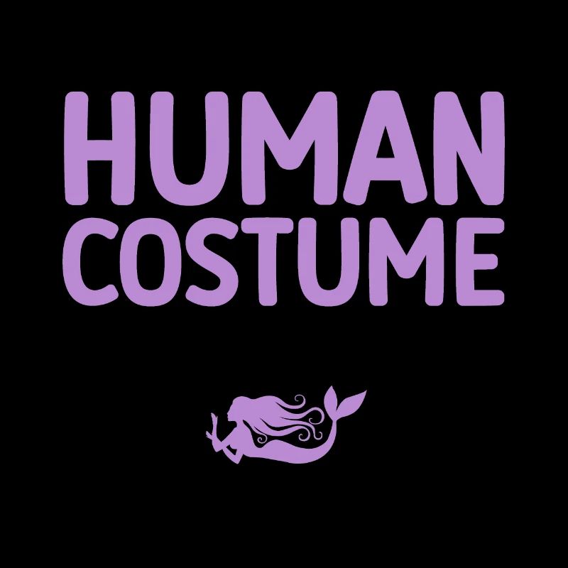 This is my human costume. I'm actually a mermaid
