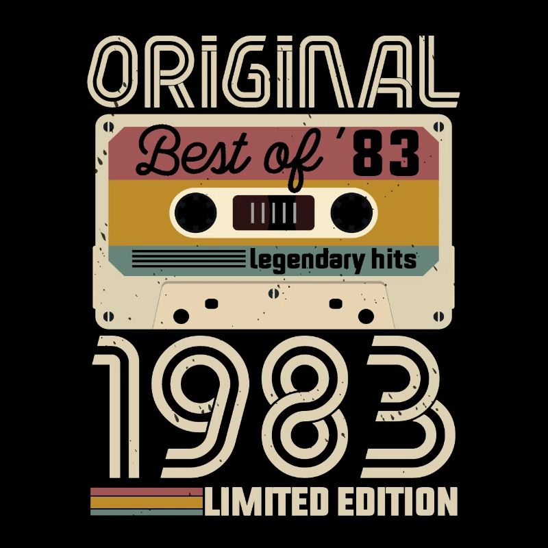 Vintage Geburtstag Original Geschenkidee 1983