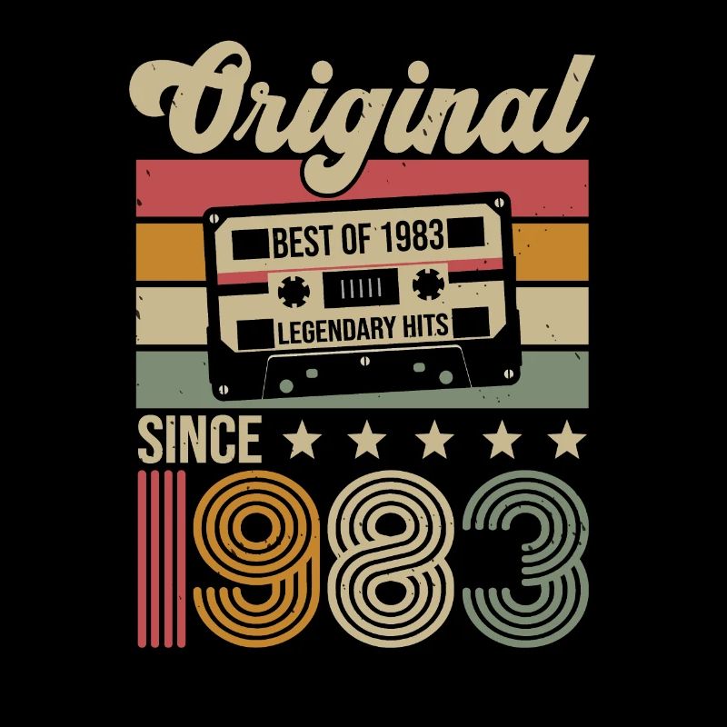 Vintage Geburtstag Original Geschenkidee 1983