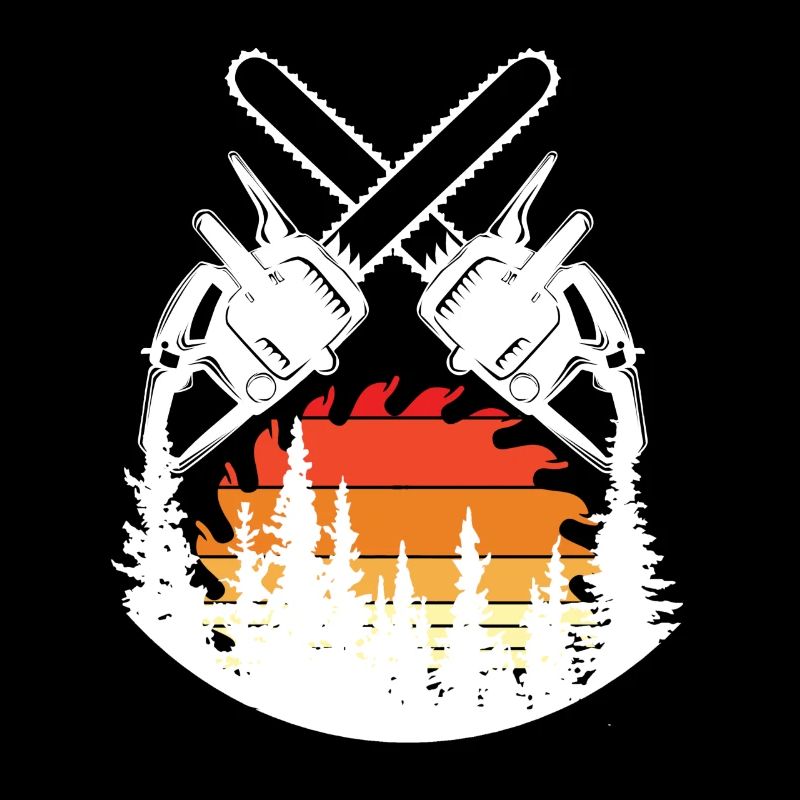 Chainsaw Axe Forester Lumberjack Saw Chain