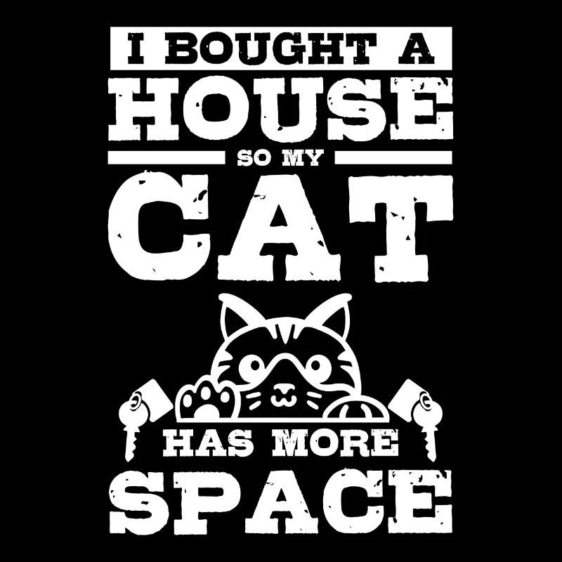 I bought a hous so my cat has more space