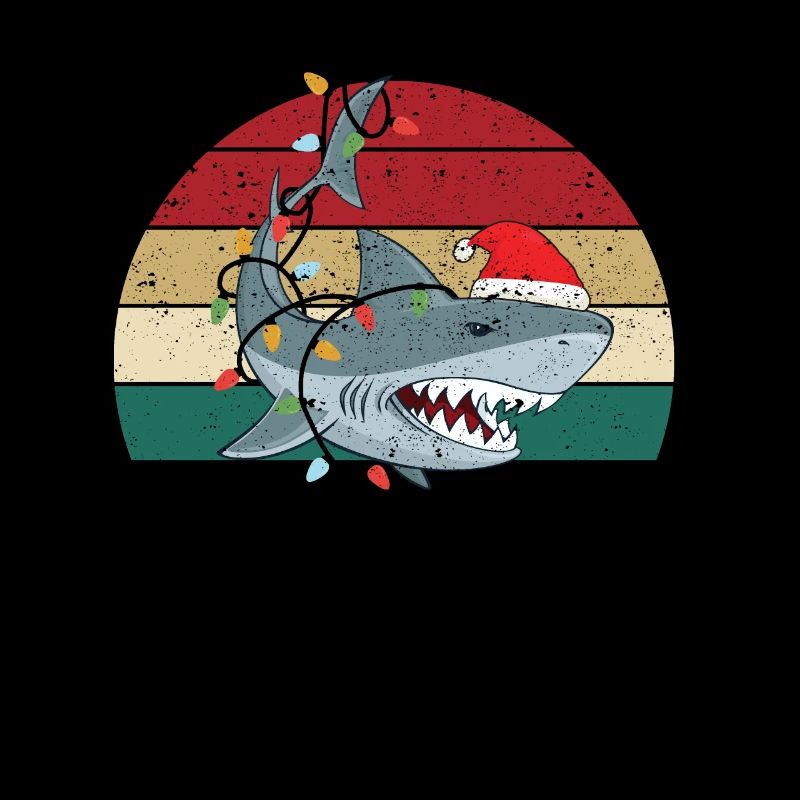 Père Noël Requin Noël Requin Arbre de Noël