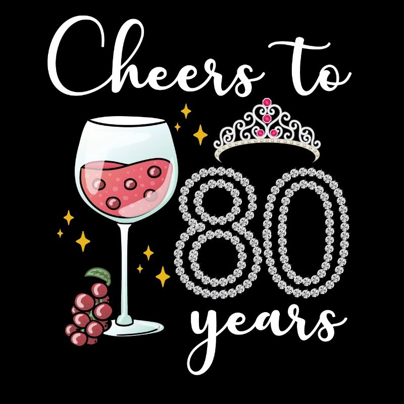 Vive 80 ans de raisins pour le 80e anniversaire