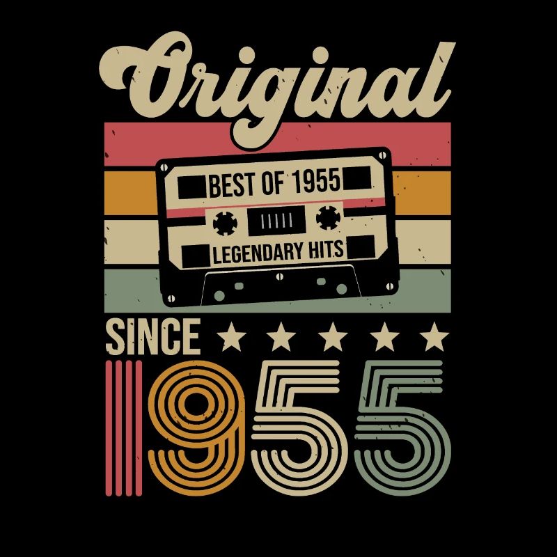 Vintage Geburtstag Original Geschenkidee 1955