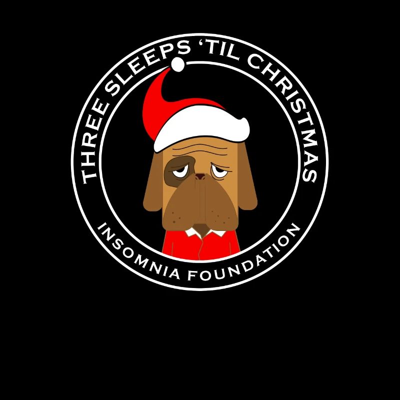 Funny Three Sleeps Until Christmas Insomnia