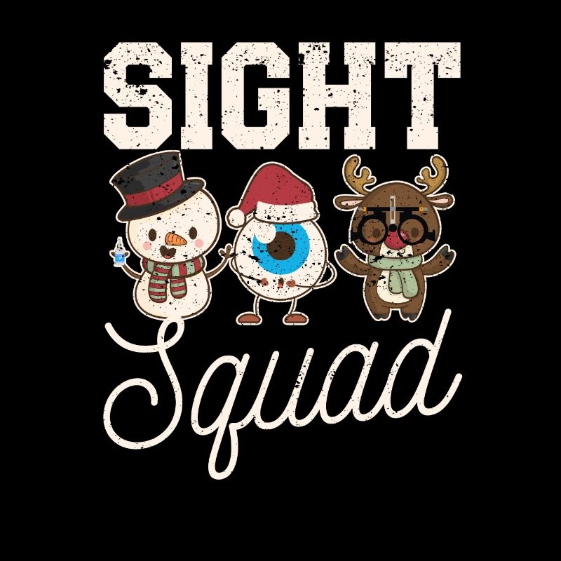 Sight Squad Drôle Gnome Renne Père Noël Noël