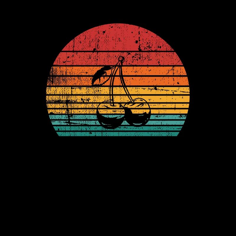 Cherry Fruit Lover Retro Healthy Gift idea