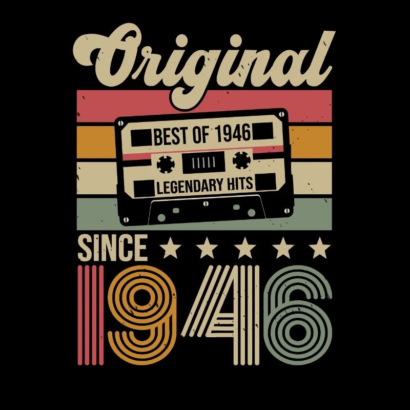 Vintage Geburtstag Original Geschenkidee 1946