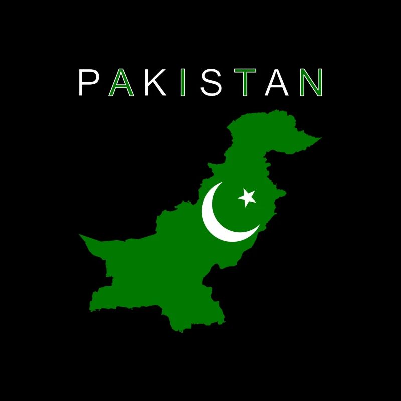 Pakistan Map Flag