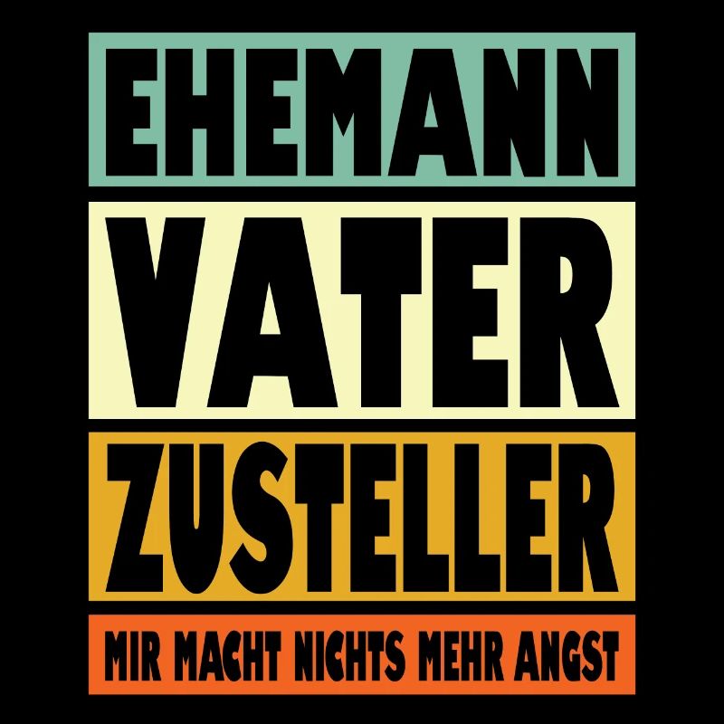 Zusteller Vater Ehemann Held