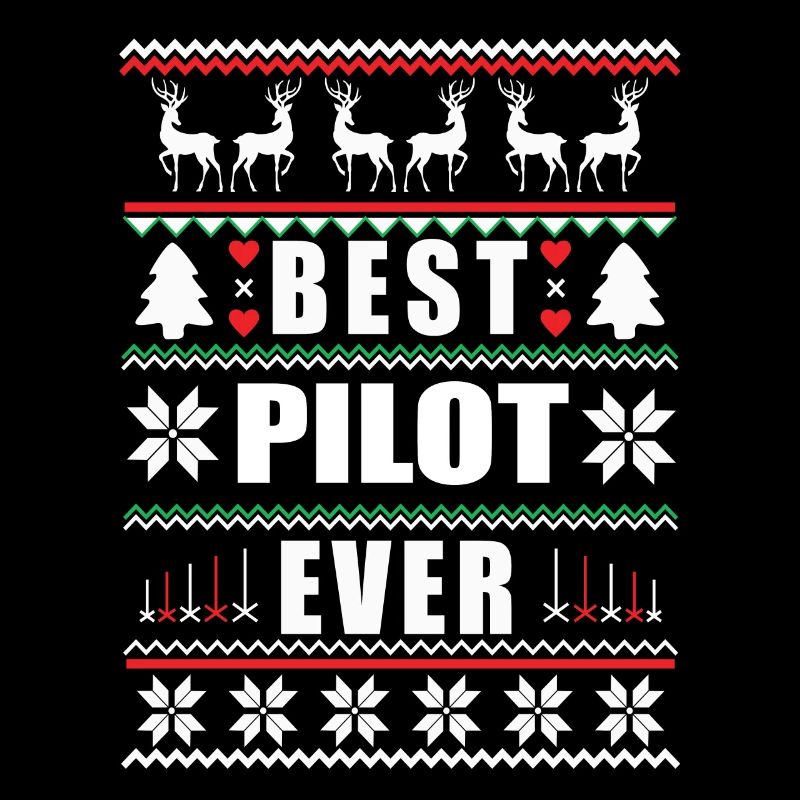 Funny Ugly Christmas Best Pilot Ever