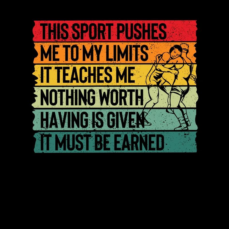 Lutteur Ce sport me pousse à mes limites