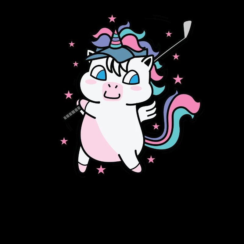 Unicorn while golfing Mythical creatures Sport