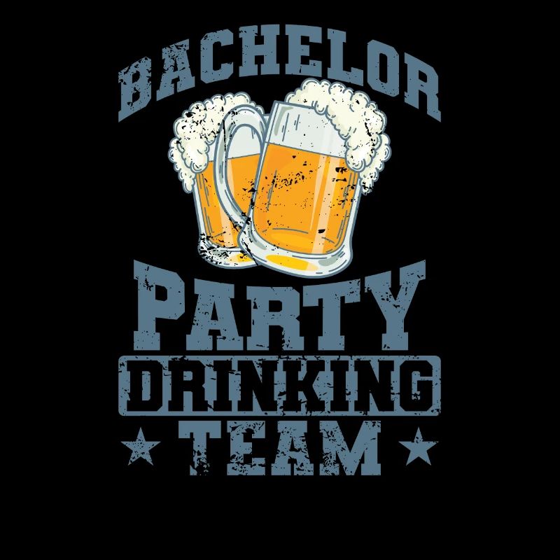 Bachelor Party Drinking Team Freunde