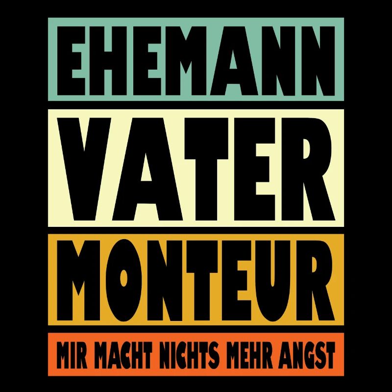 Monteur Vater Ehemann Held