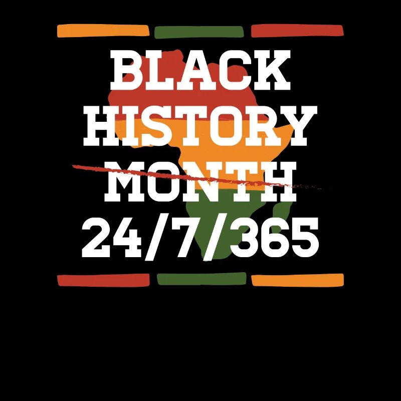 Schwarzer Geschichtsmonat 24/7/365 Feiern Sie Den