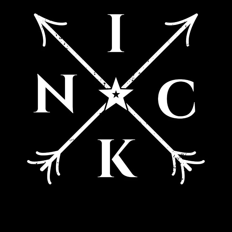 Nick X- Form Motiv Nick Geschenk