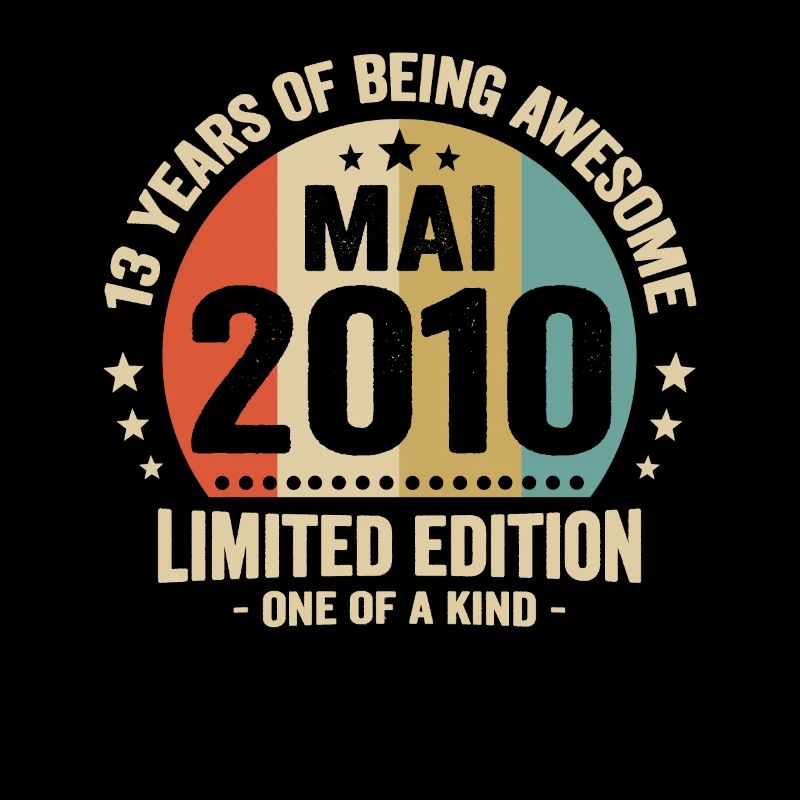 May 2010 13 Years Anniversary Vintage Gift Idea