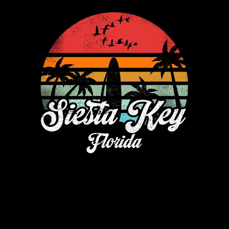 Vintage Siesta Key Floride Surf Rétro Surf Cool