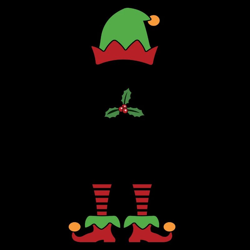 Oma Elf süßes lustiges passendes Weihnachtskostüm