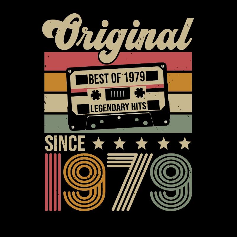 Vintage Geburtstag Original Geschenkidee 1979